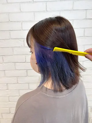ミディアム カラーアンドケアリタ kitamuuuのヘアスタイル
