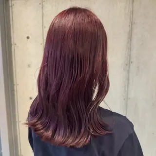 ロング カラー 柔め透明感血色カラー 暖色/レイヤー/ゆいのヘアスタイル