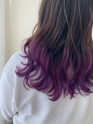 セミロング カラー fio マナミのヘアスタイル