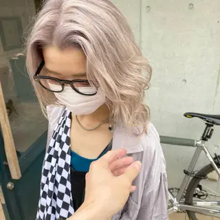 ミディアム 舟山 瑛太郎のヘアスタイル