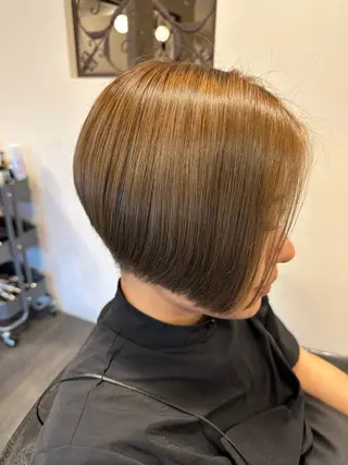 ショート カラー 髙橋遥 /メンズカットのヘアスタイル