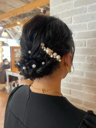 セミロング ヘアアレンジ Topstylist YUKIのヘアスタイル
