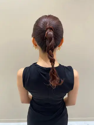 ヘアアレンジ ベージュ/アレンジ /横浜/杉本千夏のヘアスタイル