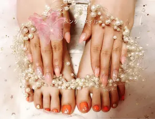 ネイル ラベンダー💖日暮里 ルル💖ネイルのネイルデザイン