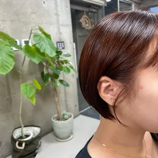 ショート カラー 坂本 沙也加のヘアスタイル