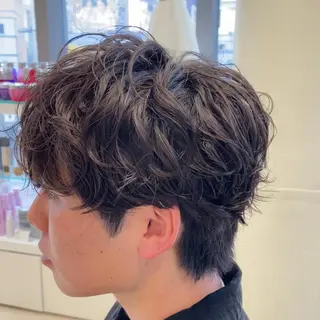 パーマ メンズ メンズ縮毛矯正 ♠️店長下平隼人のヘアスタイル