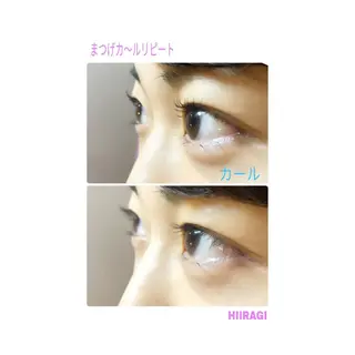 マツエク・マツパ 美容室 HIIRAGIのマツエク・マツパデザイン