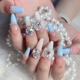 ネイル M🌷nail 長さだし専門店のネイルデザイン