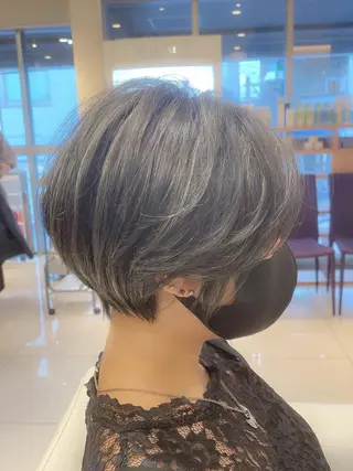 ショート 💎桑原勇志/ ショート/ハイトーンのヘアスタイル