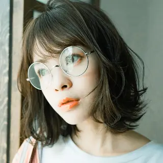 ミディアム 天王寺韓国ヘア 小山歓実のヘアスタイル