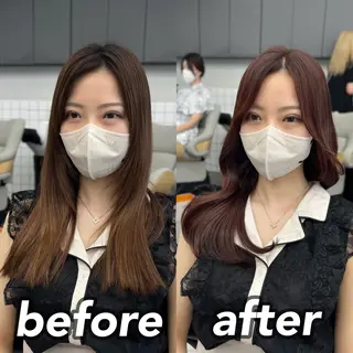 セミロング カラー パーマ ヘアアレンジ メンズ 韓国ヘア×2way 🇰🇷和知拓郎のヘアスタイル