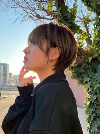 ショート ✂︎cadre✂︎ 🪶かまだれいし🪶のヘアスタイル