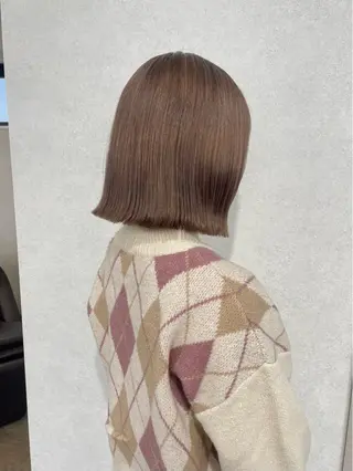 ミディアム 🌼ベージュ/暖色 🌼すずのヘアスタイル