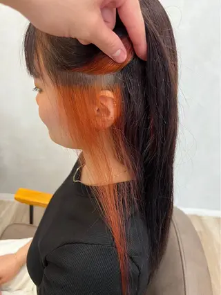 カラー 鈴木 麗のヘアスタイル