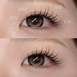 マツエク・マツパ AKO 【Lulu】のマツエク・マツパデザイン