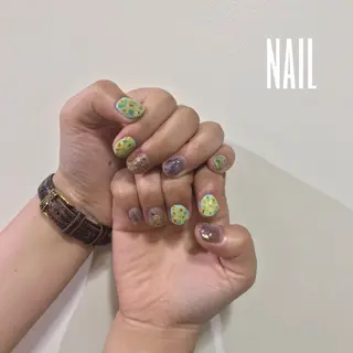 ネイル 【淡色color/ nail】maikoのネイルデザイン