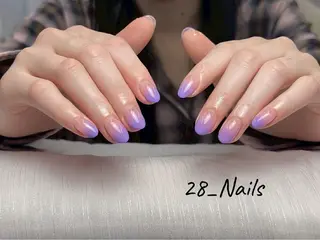 ショート トゥー フエンのネイルデザイン