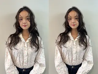 ロング 髪質改善・水素カラー ARIA（ému）のヘアスタイル