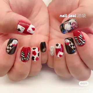 セミロング ネイルJaol 池袋のネイルデザイン