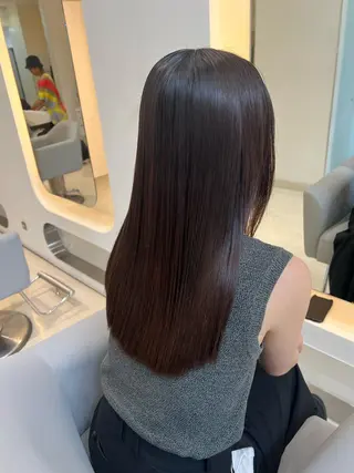 ロング カラー パーマ ヘアアレンジ 堀井 凌平のヘアスタイル