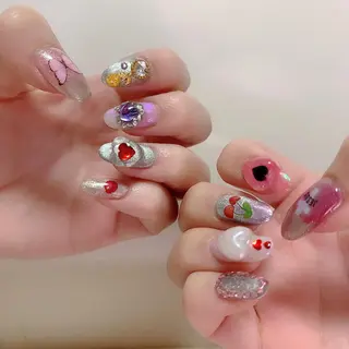 ネイル 3Dアートネイル💗 都築レナのネイルデザイン