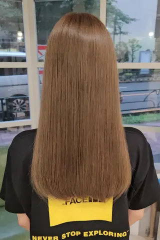 カラー ブリーチなし透明感 カラー✨横山 佳希のヘアスタイル