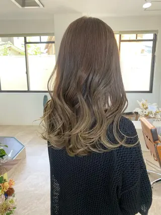 ロング カラー ヘアアレンジ ひなの .のその他イメージ