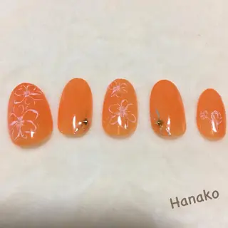 ネイル お絵描きネイル Hanakoのネイルデザイン