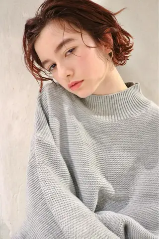 ミディアム カラー パーマ 似合わせカラーパーマ 🌿kitin米川のヘアスタイル