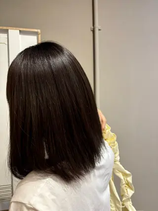 カラー オリーブ🎶アッシュ グレージュちひろ🧸のヘアスタイル