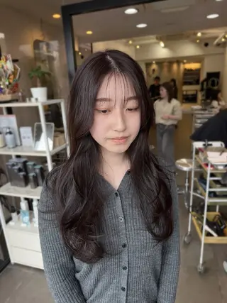 ロング カラー レイヤー／ボブ/艶髪 🎀ENA🎀のヘアスタイル