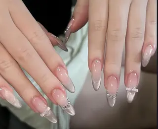 ネイル By moonネイル 🌷ワンホン/韓国風のネイルデザイン