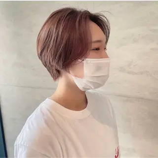 ショート カラー 🫧透明感カラー🫧 古川穂果のヘアスタイル