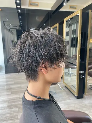 パーマ メンズ WiLL 阪急茨木店のヘアスタイル