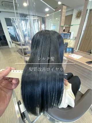 セミロング カラー 谷尾 拓海のヘアスタイル