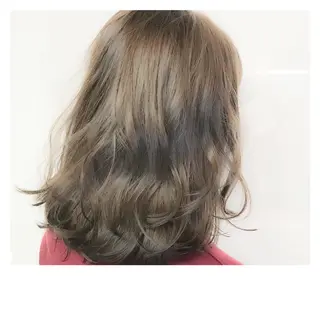 ミディアム カラー パーマ 髪質改善、縮毛矯正 店長浅野太郎のヘアスタイル