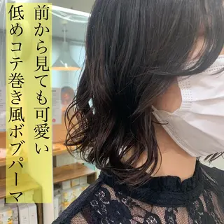 パーマ デジタルパーマ🫧 韓国風ヘア🫧サクラのヘアスタイル