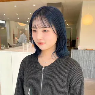 ミディアム カラー 髪質改善カラー/ボブ 🌻Mutsumiのヘアスタイル