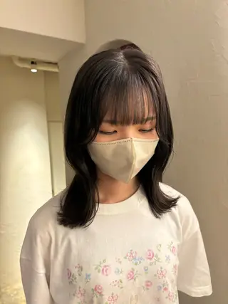 ミディアム カラー ⌇🌹透明感カラー 🌹ᴍᴇɢᴜᴍɪ ⌇のヘアスタイル