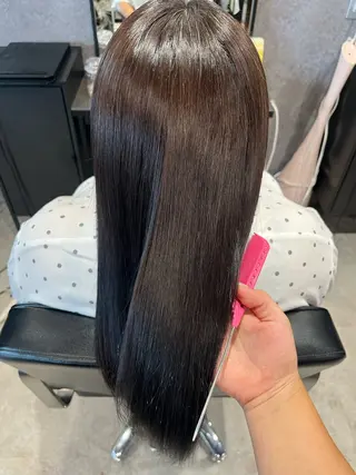 セミロング ink aiのヘアスタイル