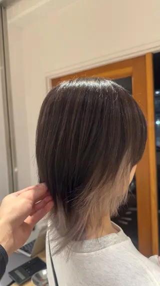 ショート カラー 🎨ハイトーン/ウル フ/ローライト/大夢のヘアスタイル