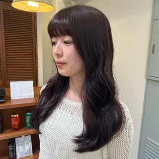 カラー レイヤーカット 縮毛矯正 高杉颯汰のヘアスタイル