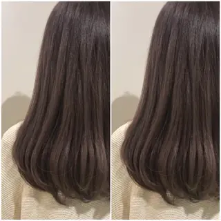 ロング カラー オリーブ透明感カラー 表参道/MIKUのヘアスタイル