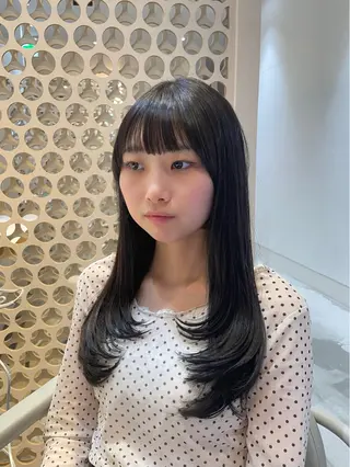 ロング 🧸SAKI🎀 韓国レイヤーのヘアスタイル