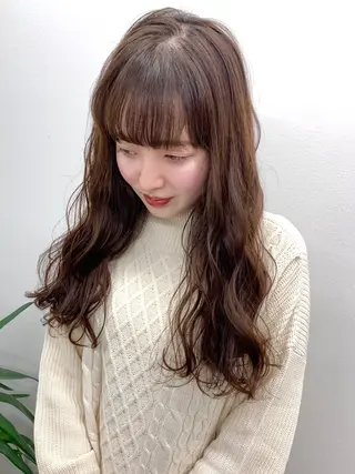 ロング カラー leben serikaのヘアスタイル