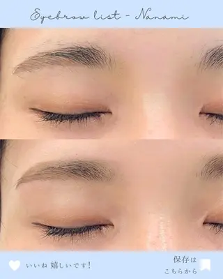 アイブロウ WHITE EYE ななみ🦋✨の眉毛・アイブロウイメージ