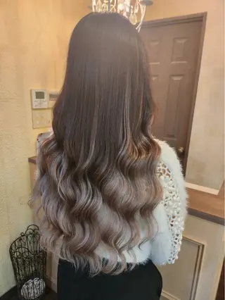 ロング ヘアアレンジ MagicMush ✴︎シールエクステのヘアスタイル