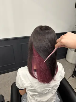 カラー 長谷川 さくらのヘアスタイル