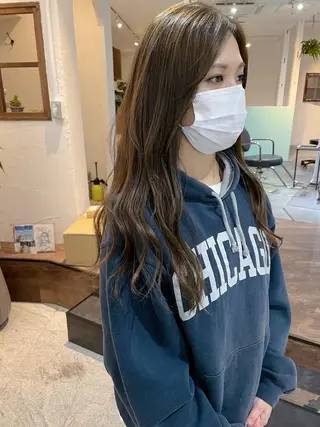 ロング カラー 高橋 愛美のヘアスタイル