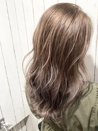 セミロング カラー パーマ ヘアアレンジ 👑指名率No.1 👑坂口飛翔のヘアスタイル